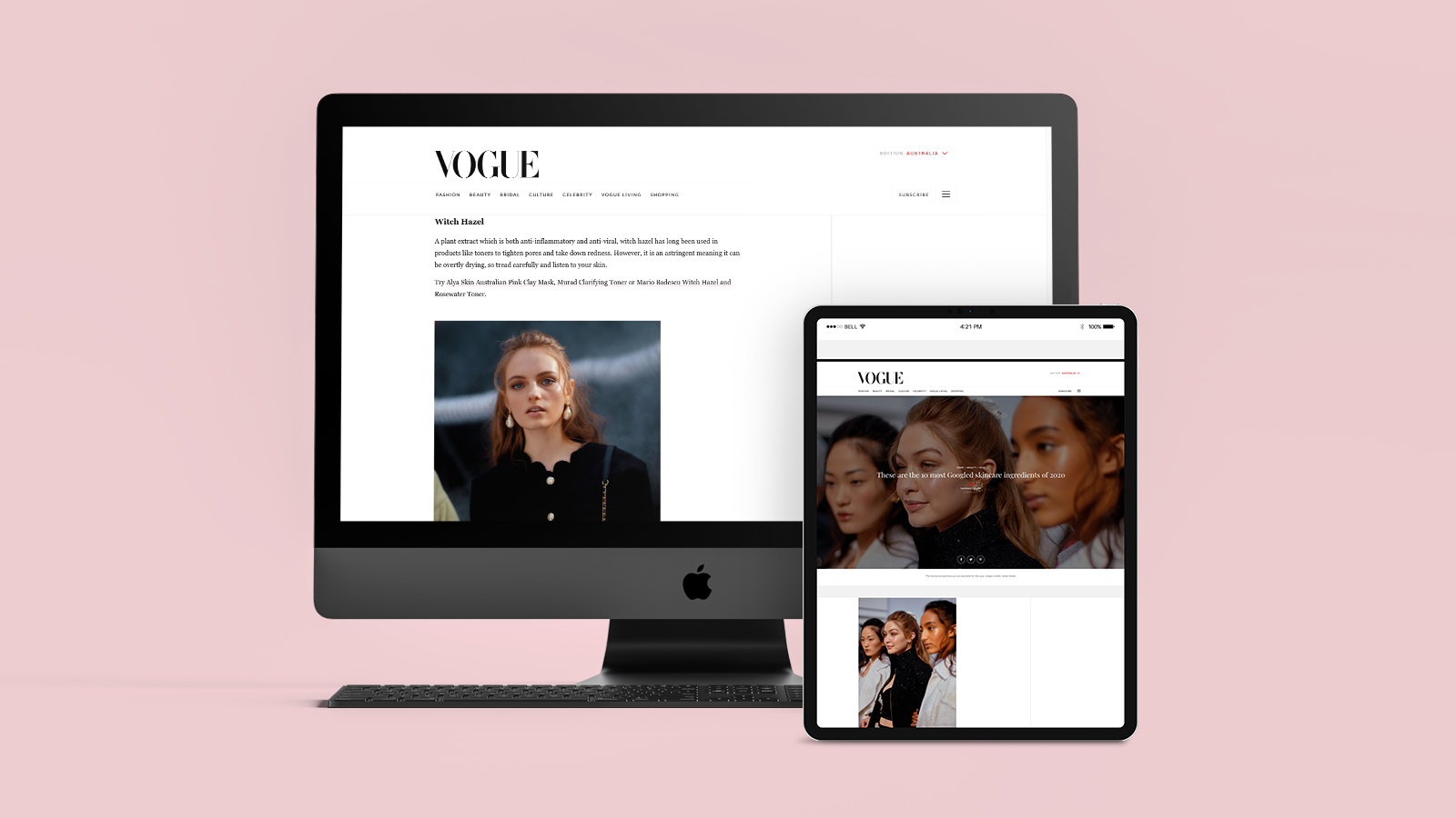 Vogue website
