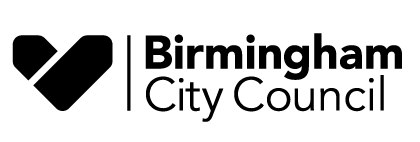 Black text logo reading 